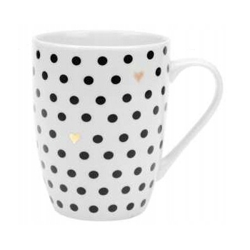 Kubek Porcelanowy Biały Mistery 300 Ml Kropki