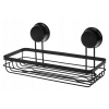 Półka Z Przyssawkami Metalowa Fox Czarna Loft