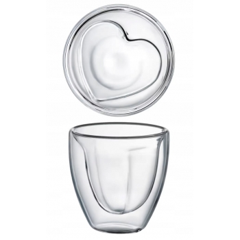 Szklanki Termiczne 150ml Serce Mia Ambition 2 Szt