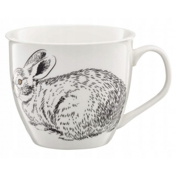 Ambition Duży Kubek Porcelanowy Wild Rabbit 550ml