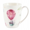 Pastelowa Wiosna Kubek Porcelanowy 300ml Zajączki