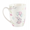 Pastelowa Wiosna Kubek Porcelanowy 300ml Zajączki