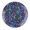 Talerz Deserowy Wiosenny Wielkanoc Folk Blue 20cm