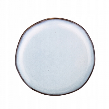 Porcelanowy Talerz Deserowy Reactive Blue 18 Cm