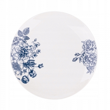 Talerz Deserowy Elisabeth Niebieskie Kwiaty 20cm