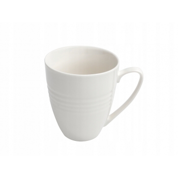 Kubek Porcelanowy Biały Elvi Florina 370ml