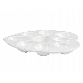 Półmisek Talerz Porcelanowy Do Jajek Serce 20 Cm