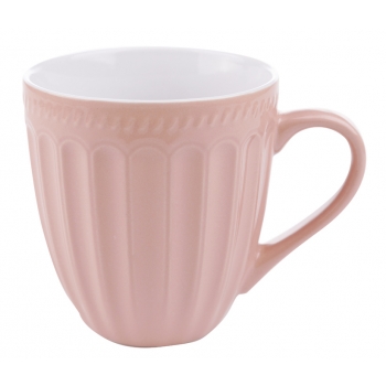 Kubek Porcelanowy 350ml Roma Retro Różowy Florina
