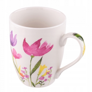 Kubek Porcelanowy 300ml Wiosenny Tulip Kwiaty
