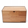 Chlebak Drewniany 35,5cm Czarny Vitrum Konighoffer