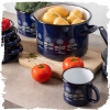 Garnek Emaliowany Polino Granat 16cm 2,5l Florina