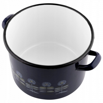 Garnek Emaliowany Polino Granat 16cm 2,5l Florina