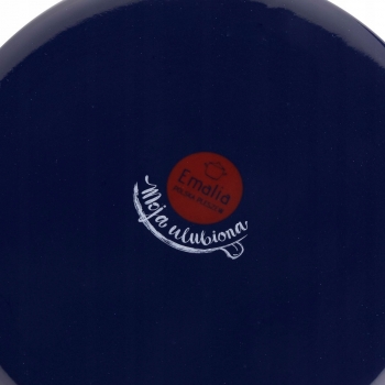 Garnek Emaliowany Polino Granat 16cm 2,5l Florina