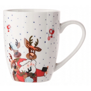 Kubek Świąteczny 300ml Blue Santa