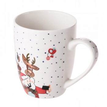 Kubek Świąteczny 300ml Blue Santa