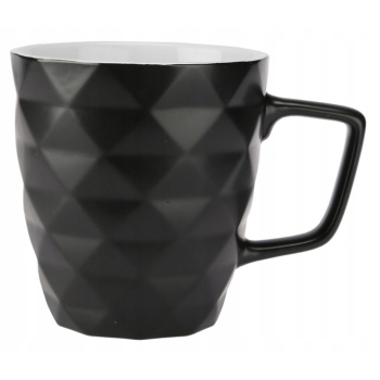 Kubek Porcelanowy 370ml Origami Modern Czarny