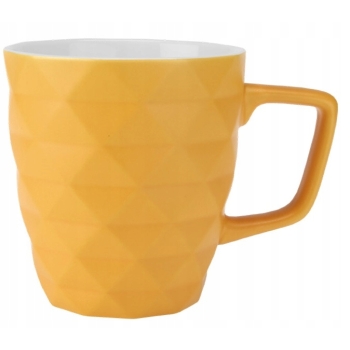 Kubek Porcelanowy 370ml Origami Modern Żółty