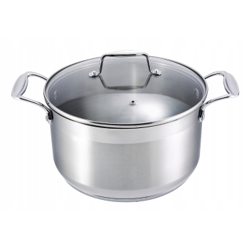 Garnek Ze Szklaną Pokrywą 18cm 2,5l Primo Galicja