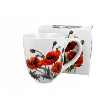 Duży Kubek Kubas Xxl Czerwone Maki Poppies 1000l