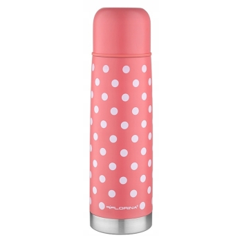 Termos Nierdzewny Kropki 750ml Florina Dots Różowy
