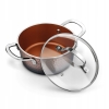 Garnek Z Pokrywą Starke Pro Glossy Copper 20cm 2,4