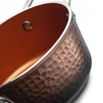 Garnek Z Pokrywą Starke Pro Glossy Copper 20cm 2,4