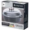 Patelnia Głęboka Z Pokrywą Ambition Granite 28cm