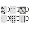 Kubek Porcelanowy 350ml Fashion Czarne Pasy