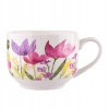 Filiżanka Xxl Porcelanowa 500ml Tulipany Kwiaty