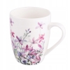 Kubek Porcelanowy 300ml Floral Kwiatki Różowe