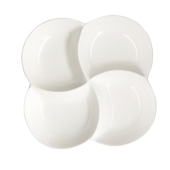 Talerz Półmisek Naczynie 4 Dzielne 21,5cm Regular