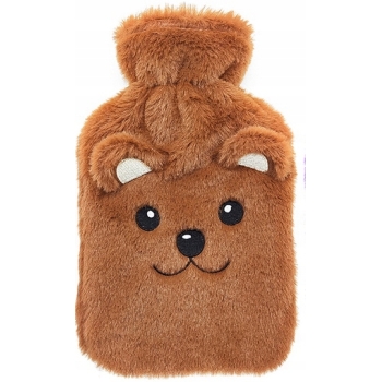 Termofor Pluszowy W Futerku 1l Animal Brązowy