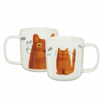 Kubek Porcelanowy 370ml Ambition Pets Kot Rudy