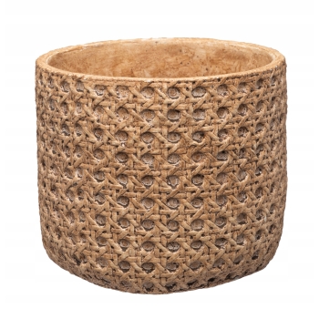 Osłonka Ceramiczna Boho Rattan 15 Cm Verdenia