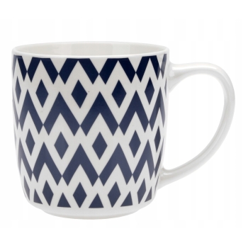 Kubek Porcelanowy 380ml Niebieska Mozaika W.3