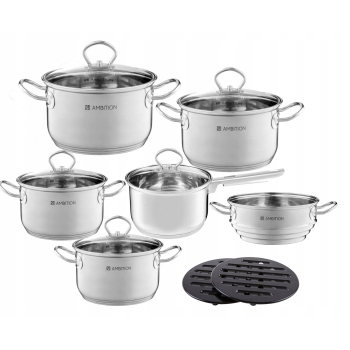 Zestaw Garnków Nierdzewnych Acero Ambition 13el