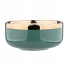 Miseczka salaterka 500ml 14 cm Aurora Gold zielona