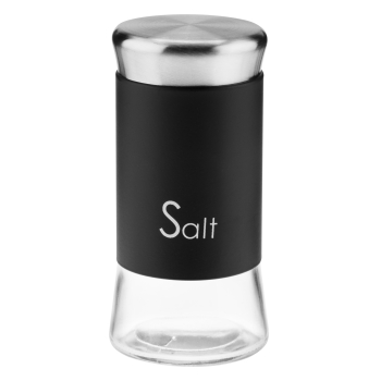 Przyprawnik sól solniczka szklana Greno czarna