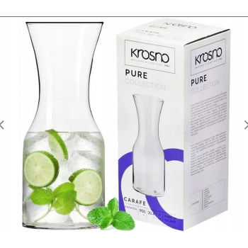 Szklana karafka do wody soku Krosno Simple 900ml