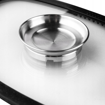 Brytfanna prostokątna z pokrywą Valdinox Impact 5,7l na indukcję gaz