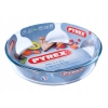 Szklana okrągła forma do ciasta tarty gładka Pyrex 26cm