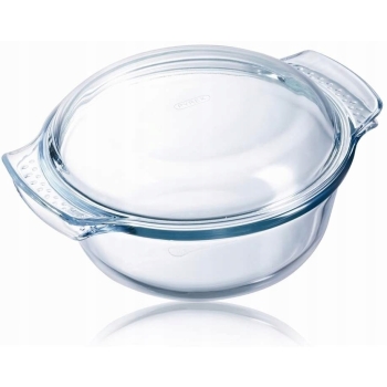 Pyrex okrągłe naczynie żaroodporne z pokrywą do piekarnika 4,9l