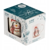 Kubek porcelanowy zimowy 300ml Pingwinek w pudełku