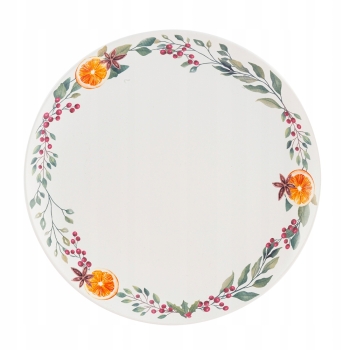 Talerz deserowy porcelanowy Winter Tea świąteczny 20cm