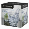 Szklane wiaderko do lodu ze szczypcami wiaderko Gala Galicja