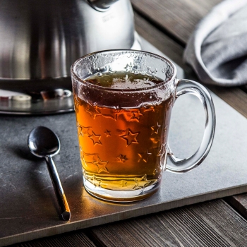 Zestaw kubków szklanki zimowe 300ml Gwiazdka 6szt