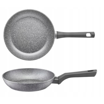 Duża patelnia na indukcję gaz NON STICK Silverstone 28 cm Ambition