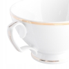 Filiżanka Mariapaula szeroka biała złota linia 220ml