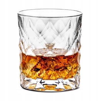 Zestaw 6 szklanek kryształowych do whisky Illusion Bohemia Prestige