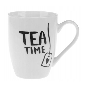 Kubek porcelanowy Morning Tea biały TEA TIME 340ml